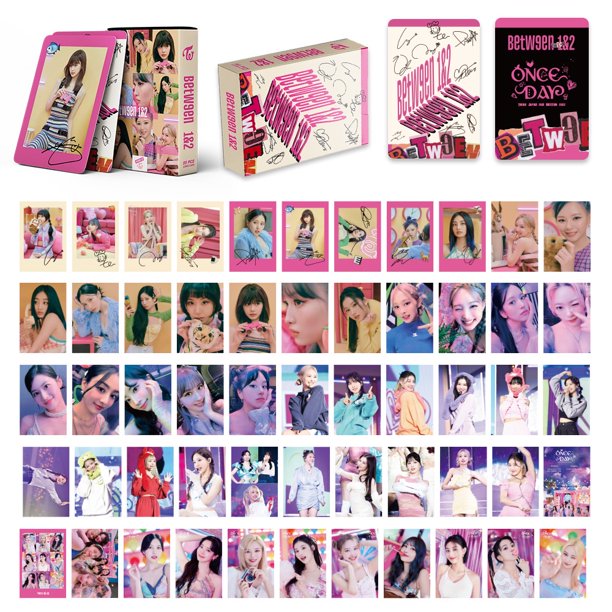 LINXX 55 Pcs TWICE HARE MOONLIGHT Álbum lomo card Kpop Photocard Postal Lista Para Estar Entre 1 Y 2 La 4a Fórmula Del Amor Celebrar Seriestwice