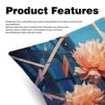 thumbnail image 2 of Fragmented Flowers Pillow Covers with Unique Patterns - Set of 2, Chair Pillow Covers for Sofa, Couch, Bed - Available in 16x16, 18x18, 20x20 Inches for Home Decor and Gifts, 2 of 6