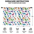 thumbnail image 2 of Blackout Kids Curtains,Colorful Dinosaur and Tree Pattern Childrens Insulated Curtains Set Of 2,Bedroom Essentials,Toddler Room Decor 42"x54", 2 of 5