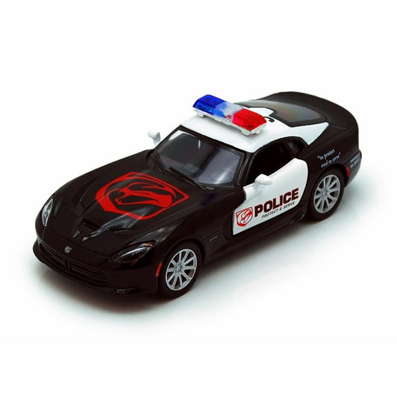 2013 Dodge SRT Viper GTS Police, Black - Kinsmart 5363DP- 1/36 scale Diecast Model Toy Car (Brand New, but NOT IN BOX)