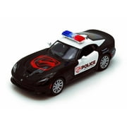 2013 Dodge SRT Viper GTS Police, Black - Kinsmart 5363DP- 1/36 scale Diecast Model Toy Car (Brand New, but NOT IN BOX)