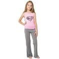 thumbnail image 4 of DC Comics Girls' Superman Supergirl Americana 2PC Tank Top Yoga Pajama Set, 4 of 5