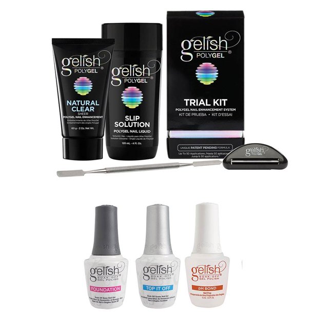Gelish PolyGel Professional Trial Kit + Terrific Trio Gel Polish