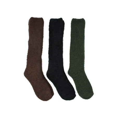 

LAVRA Womens 3 Pair of Plush Winter Sock Knee High Fuzzy Soft Booties Gift