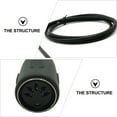 thumbnail image 6 of OUNONA  Audio Extension Cable Multi-function Container Extensions Cord 5, 6 of 8