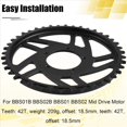 thumbnail image 5 of de Bicicleta Eléctrica de 42 Dientes con Desplazamiento de 18,5 mm para Motor de Transmisión Central para BBS01B, BBS02B, BBS01, BBS02, de Aleación de Aluminio., 5 of 5
