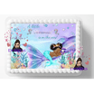 Mermaid Princess Themed Baby Shower Birthday Edible Image Edible Cake ...