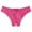Hot Pink, variant on Augper 1PC Women Sexy Floral Lace Panty Underwear Brief Plus Crotchless Thong Lingerie