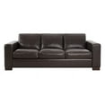 thumbnail image 6 of Freya Contemporary Oversized Genuine Leather Sofa by Naomi Home-Color:Espresso, 6 of 12