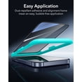 thumbnail image 6 of ESR Privacy Screen Protector Compatible with iPhone 17 Pro Max, Anti-spy Tempered-Glass Privacy Screen Protector with Easy Installation Tool, 3 Pack, 6 of 7