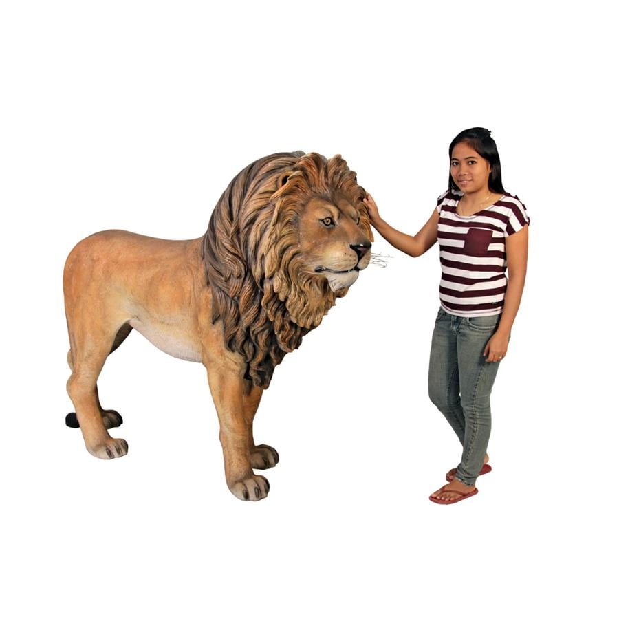 Design Toscano LifeSize King of the Lions Sculpture