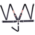 thumbnail image 4 of RaceQuip 745005RQP 5 Point Harness Camlock SFI 16.1 Pull Down Adjust Bolt-On/Wrap Around Individual Harness Black, 4 of 7