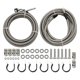 thumbnail image 2 of Línea de combustible ,Kit de línea de combustible de acero inoxidable QFF0015SS,Kit de reemplazo de cable de gas de la línea de combustible ,Kit de línea de, 2 of 8