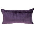 thumbnail image 5 of Dark Grey Gold and Purple Tufted Velvet Lumbar Pillow, 5 of 7