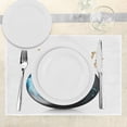 thumbnail image 3 of Ambesonne Bowling Party Place Mats Set of 4, Ball with Crown, Standard Size, Sky Blue Black Beige, 3 of 6