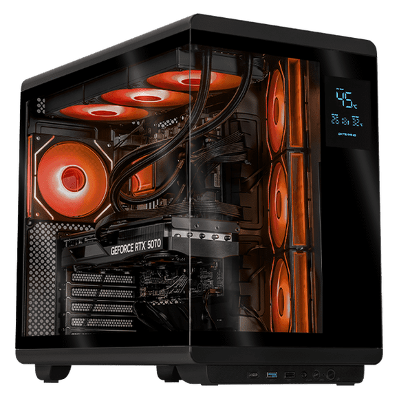 PC Gamer IA Xtreme PC Gaming NVIDIA GeForce RTX 5070 AMD Ryzen 9 9900X 16GB DDR5 SSD 1TB Sistema Liquido WIFI Black Alto Desempeño Creativo con IA Integrada