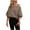 Brown, variant on Daznico Sweatshirt for Women - Ladies' Autumn Necked Off Shoulder Sweatshirt, Hooded Sweatshirt Women,Color:Brown Size:L