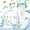 thumbnail image 1 of Spring Saving!High Frequency Electric Toothbrush for Adults Kids,Rechargeable Sonic Toothbrush Electric Clearance with 8 Brush Heads,32000 Vpm Deep Clean 6 Modes Fast Charge Electric Toothbrush, 1 of 1