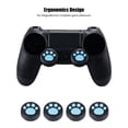 thumbnail image 3 of Switch 4 PCS Joystick De Silicona Para PS3 / Thumb Grips Rocker Cap Cover Para Switch Pro Azul, 3 of 7