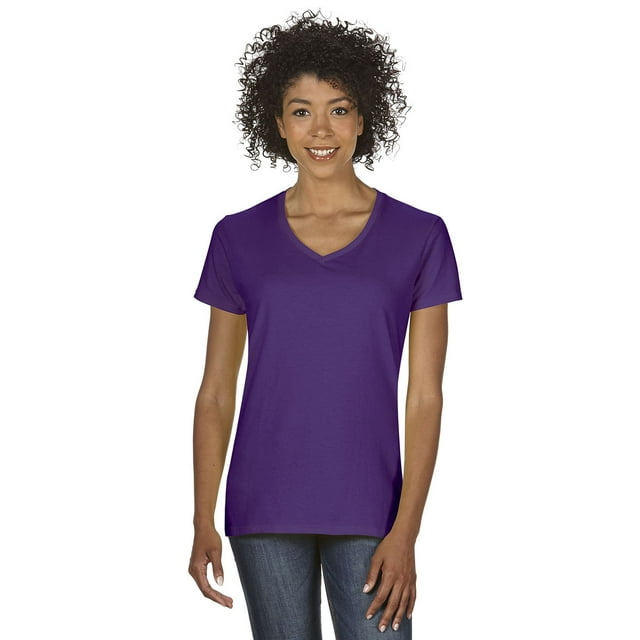 Gildan Ladies' Heavy Cotton 5.3 oz. V-Neck T-Shirt - G500VL