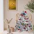 thumbnail image 3 of Hello Kitty Round Flannel Throw Blanket Plush Soft Polyester Cover for Sofa Bed, Cozy Home Decor Room Essentials Anime Manga Gifts for Teens, Kids 310g-60inch, 3 of 5