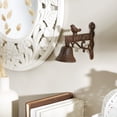 thumbnail image 3 of Accent Plus 4506698 Welcome Sign with Bird Cast Iron Door Bell, Brown, 3 of 4