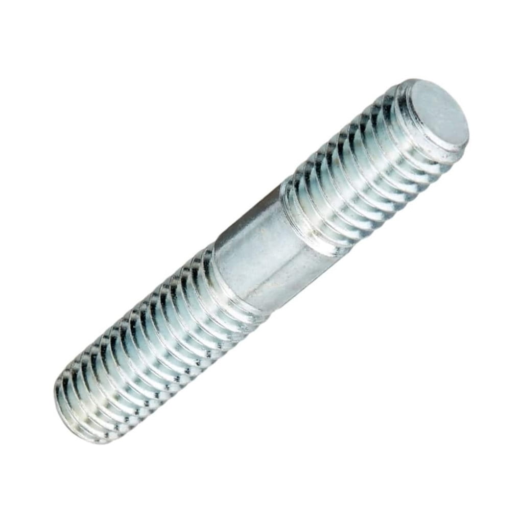 KarParts360 Double Ended Stud | Metal, Zinc | Rods/Flats/Angles Fastener Category | 3/8 Thread Diameter | 18; 24 Threads Per Inch | 3/8-16 Inches Thread Size