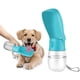 thumbnail image 1 of Botella de agua para perros, cuenco de viaje portátil para mascotas, dispensador plegable (9,5 oz, azul) para caminar, senderismo, accesorios para cachorros, botella de agua para perros, 1 of 5