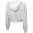 thumbnail image 3 of Women's Majestic Threads White New York Mets Cropped Have A Field Day Tri-Blend Hoodie, 3 of 3