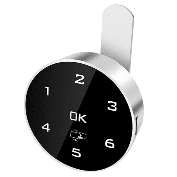 Serrure Électronique à Combinaison pour Armoire, Serrure Électronique Intelligente, Serrure de Porte Sans Clé, avec Deux Méthodes de Déverrouillage