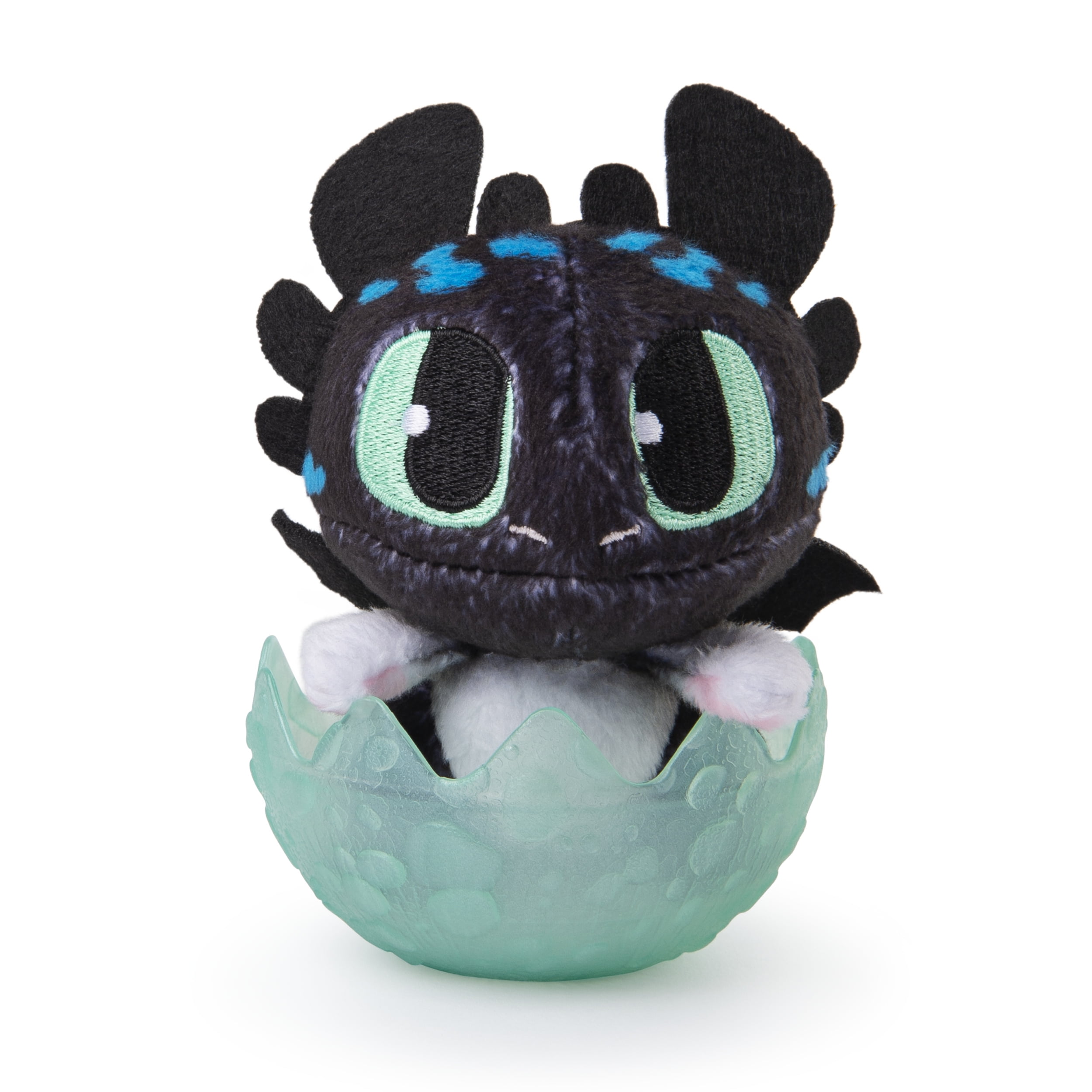 DreamWorks Dragons, Baby Fury 3-inch Plush, Cute Collectible Plush Dragon in Egg, for Kids Aged