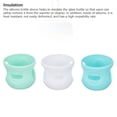 thumbnail image 5 of M Buder 3-Piece Glass Baby Bottle Cover Sleeves Anti-Scalding Food Grade Silicone Dishwasher Safe Anti-Fall Infant Bottle Protectors for 4 oz Bottles, White, Light Green, Dark Green, 5 of 9