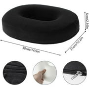 Donut Pillow for Tailbone Pain Bed Sore,Hemorrhoid Pillow Seat Cushion for Home Long Sitting Butt Pressure Relief Postpartum Post Surgery, Memory Foam Coccyx Cushions Doughnut Pillow