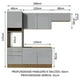 thumbnail image 3 of Cocina Integral Completa Modular Madesa Lux 260cm MG 03 Madesa, 3 of 5