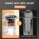 thumbnail image 4 of Desagüe de suelo de acero inoxidable con filtro | Tubo de desagüe de ducha antiolor y antibloqueo | Drenaje directo magnético | Imprescindible for los aseos del baño | Diseño gris pistola., 4 of 9