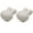 White, variant on HDJNal 2Pcs Bunny Cabinet Knobs, 2PCS Animal Shape Furniture Pull Handle with Screws, Ceramic Cabinet Handles for Wardrobe Drawer Dressing Table Cabinet,Yellow