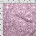 thumbnail image 3 of oneOone Cotton Flex Pink Fabric Asian Block Floral Craft Projects Decor Fabric Printed By The Yard 40 Inch Wide, 3 of 4