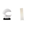thumbnail image 1 of Escultura artística de resina con forma de ola de papel oceánica y acogedora cubierta de lámpara de pie para una elegante decoración de dormitorio y s, 1 of 8
