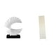 thumbnail image 1 of Escultura Artística De Resina Con Forma De Ola De Papel Oceánica Y Acogedora Cubierta De Lámpara De Pie Para Una Elegante Decoración De Dormitorio Y Sala De Estar., 1 of 8