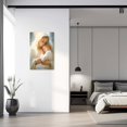 thumbnail image 3 of ZHONGYUTONG Virgin Mary and Jesus Canvas Picture God Painting Prints Christian Artwork Wall Decor for Office Church Prayer Room Framed (20.00" x 30.00"), 3 of 5
