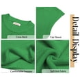 thumbnail image 4 of Fantaslook Cap Sleeve Sweaters for Women Casual Crew Neck Loose Knit Lightweight Sweater Vest Pullover Tops, 4 of 8