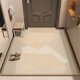 thumbnail image 1 of Xiao Hua Alfombra de baño antideslizante de felpa peluda, lavable a máquina, color caqui, 24 x 16 pulgadas, 1 of 5