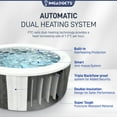thumbnail image 4 of Avenli London Inflatable Hot Tub & Spa | 3-Person Outdoor Bubble Spa | 1380W Dual Heating | 530 GAL/HR Filter Pump | Relaxing Air Jet Whirlpool | Fast Heating | Digital Control | Lockable Cover, 4 of 8