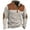 Khaki, variant on Baqcunre Men's Fleece Long Sleeve Button Zipper Solid Hoodless Sweatshirt,L,Quarter Zip Pullover Men,Mens Sweatshirt,Long Sleeve Shirts For Men,Men'S Fashion Hoodies & Sweatshirts,,Khaki