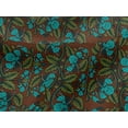 thumbnail image 4 of oneOone Viscose Jersey Fabric Leaves & Floral Block Decor Fabric Printed BTY 60 Inch Wide, 4 of 5