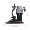 thumbnail image 2 of SEWCHICS Compact Durable Hard Plastic Mini Camera Camcorder Quick Release Dashcam Mount 1Set for Car Mount Holder, 2 of 6