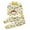 Yellow, variant on WOYY Toddler Boys Pajamas Cartoon Animal Print Long Sleeve Tops Pants Sleepwear Nightwear