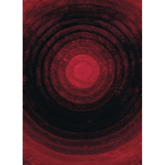 United Weavers Finesse Area Rug 2100 20838 Cyclic Burnt Red Rings Balls 1' 10" x 3' Rectangle