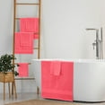 thumbnail image 4 of BELIZZI HOME 8 Piece Towel Set 100% Ring Spun Cotton, 2 Bath Towels 27x54, 2 Hand Towels 16x28 and 4 Washcloths 13x13 - Ultra Soft Highly Absorbent Machine Washable Hotel Spa Quality - Coral Orange, 4 of 7