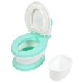 thumbnail image 4 of Kids Baby Toddler Potty Training Toilet Seat Stool Simulation Toilet Chair Green, 4 of 4
